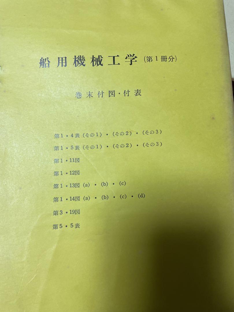 昭和38年　船用機械工学&船舶の自動制御と遠隔操縦