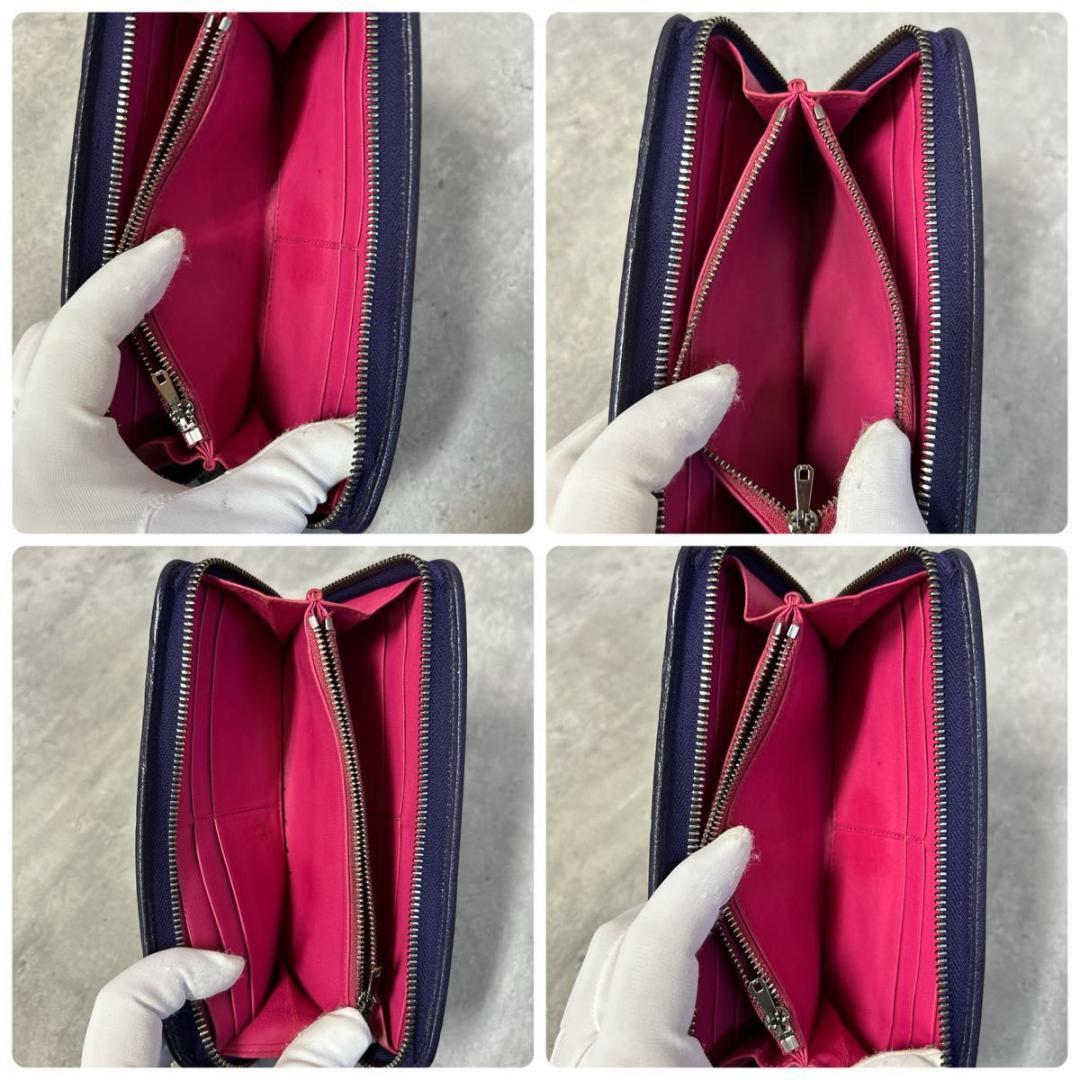 【入手困難】 LOEWE 長財布 アマソナ ラウンドファスナー 南京錠　レザー