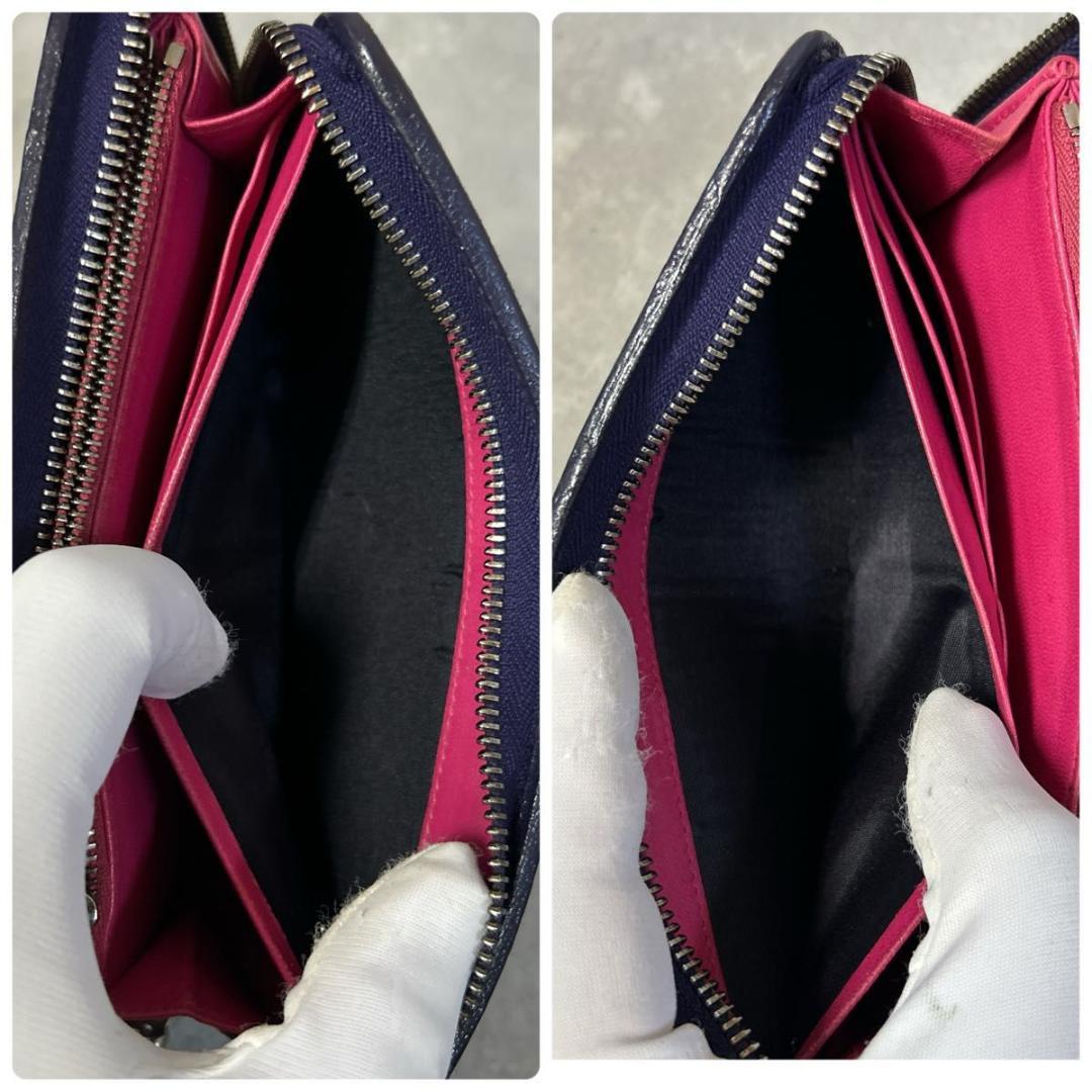 【入手困難】 LOEWE 長財布 アマソナ ラウンドファスナー 南京錠　レザー