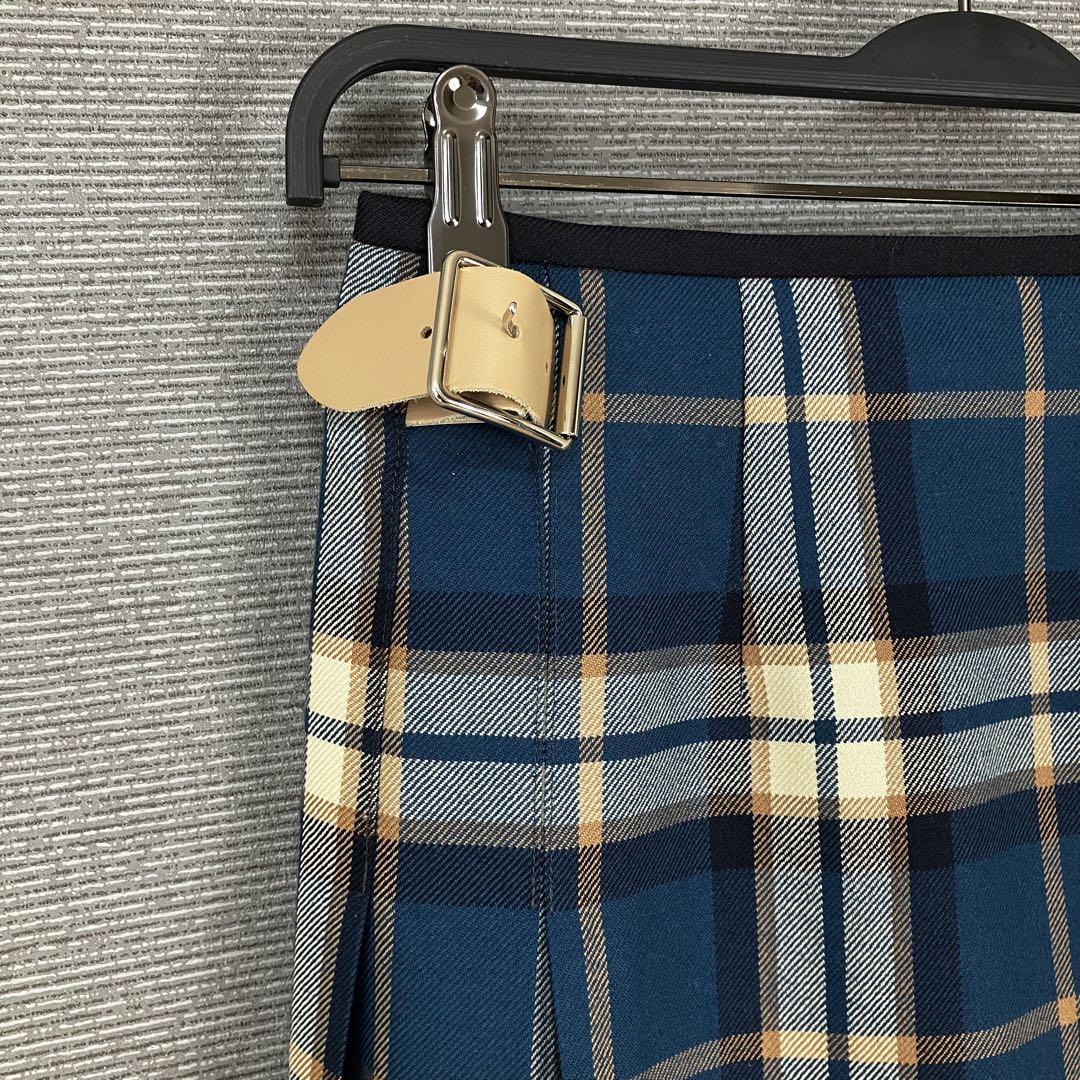 O’NEIL of DUBLIN パッチワーク キルト マキシスカート ブルー