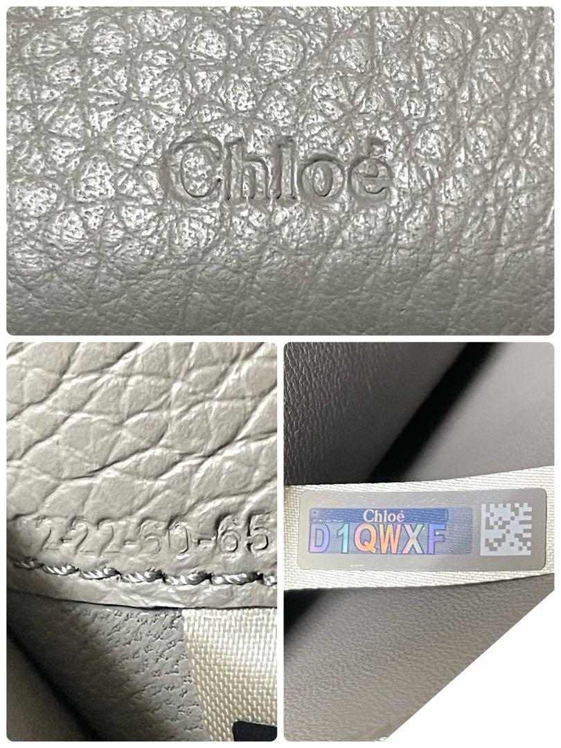 【訳あり/未使用級】CHLOE 折り財布 アルファベット スモールトリフォールド