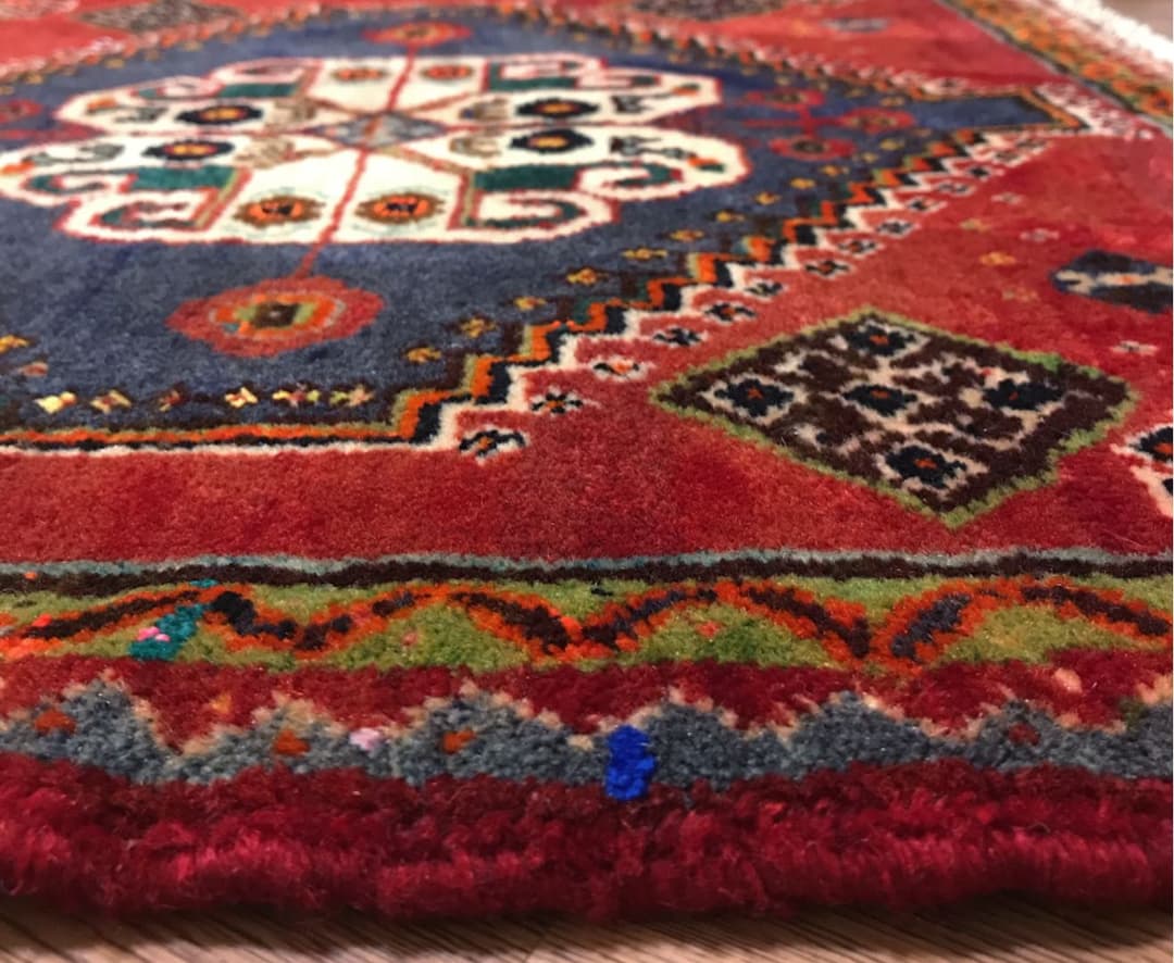 ペルシャ絨毯 ビンテージ トライバルラグ (ユニーク品)No:31127