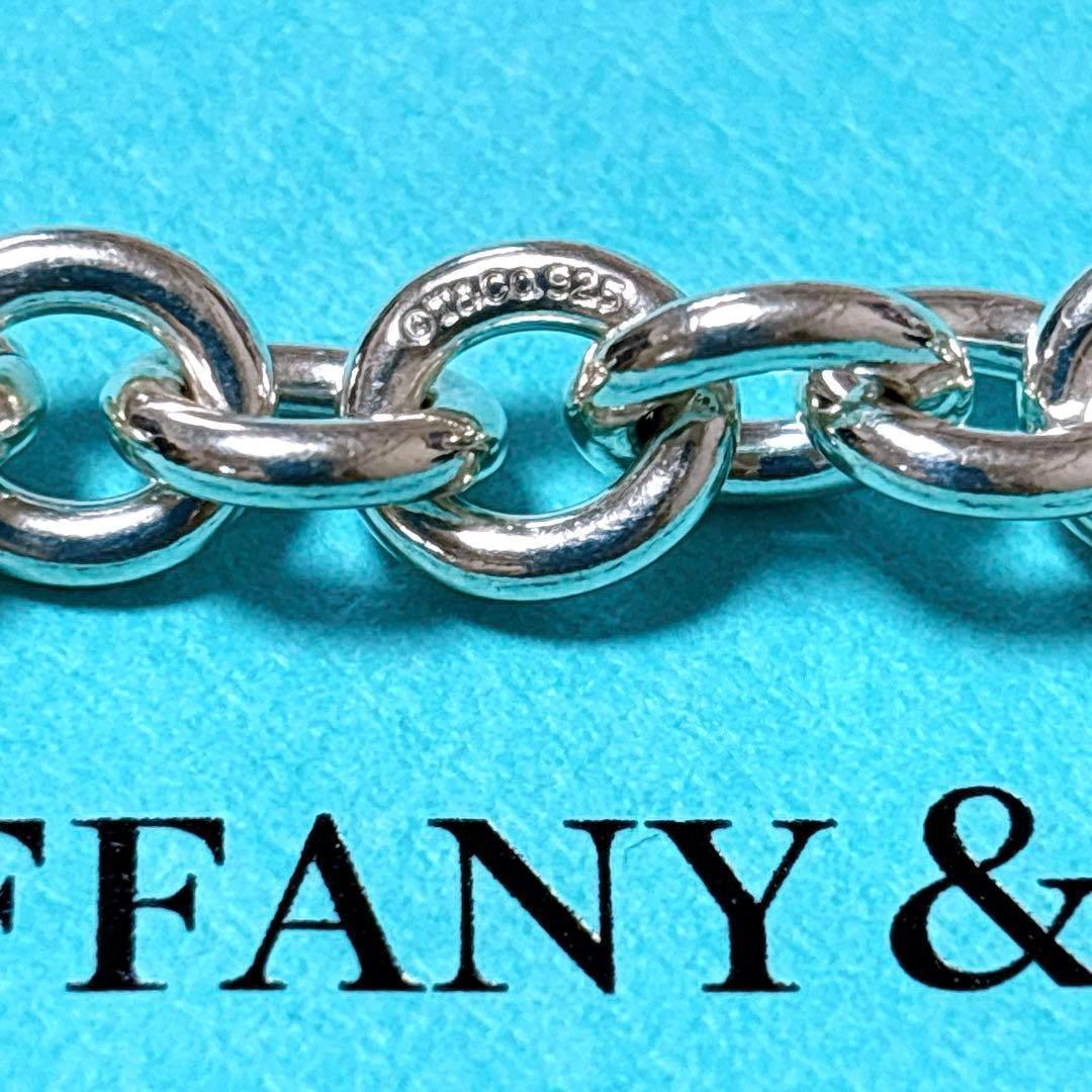 【美品】19cm ティファニー ラウンドリンク ブレスレット シルバー925 TIFFANY&Co. ティファニー ラウンドリンクブレスレット/Sv925