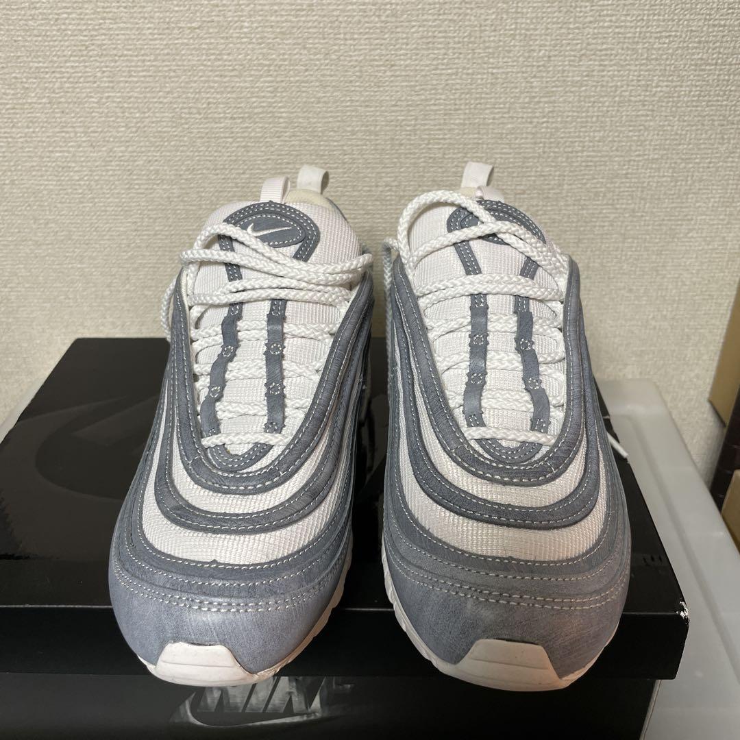 Nike Air Max 97 グレー/ホワイト スニーカー　コムデギャルソン