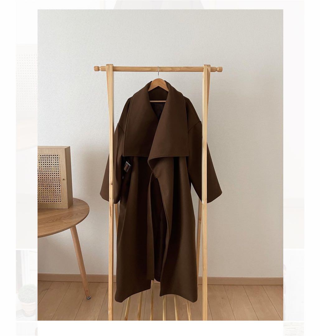ットが⊲ ウユ big collar shawl coat FoOtu-m76870780797 コート ◖わなかった
