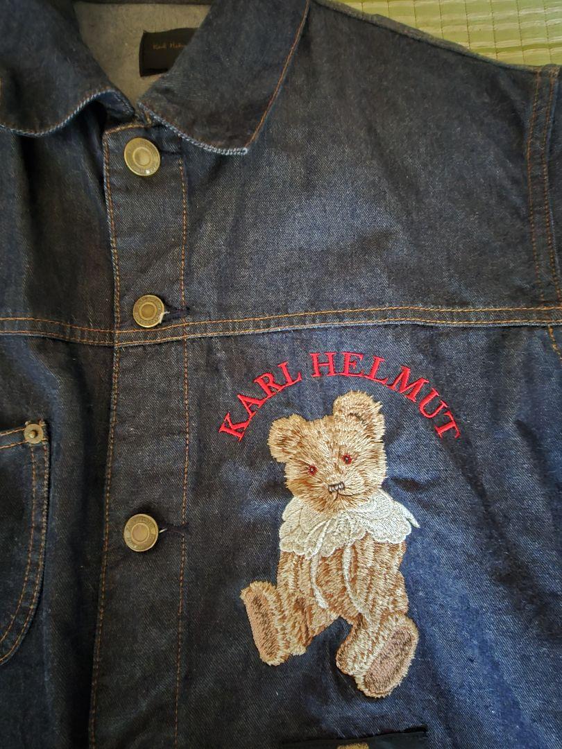 KARL HELMUT クマ刺繍デニムジャケット KARL HELMUT クマ刺繍デニムジャケット - メルカリ