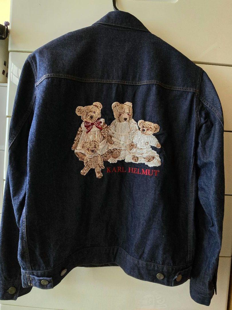 KARL HELMUT クマ刺繍デニムジャケット KARL HELMUT クマ刺繍デニムジャケット - メルカリ
