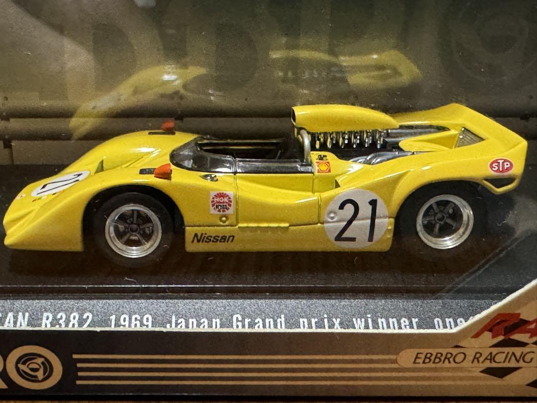 エブロ 1/43ニッサン R382 #21 黒沢元治 1969 日本グランプリ