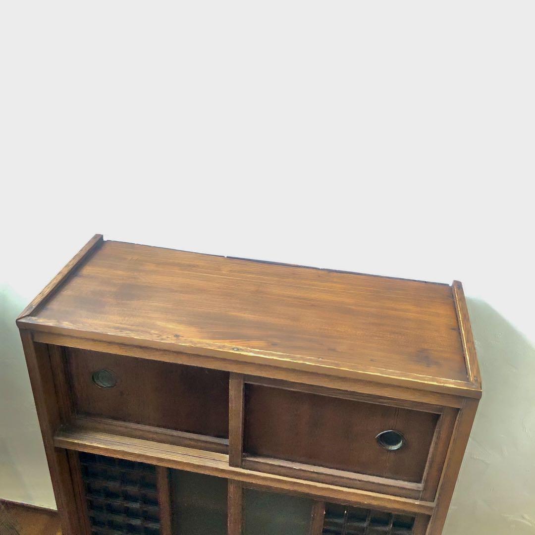 古道具 水屋箪笥 アンティーク 昭和 レトロ