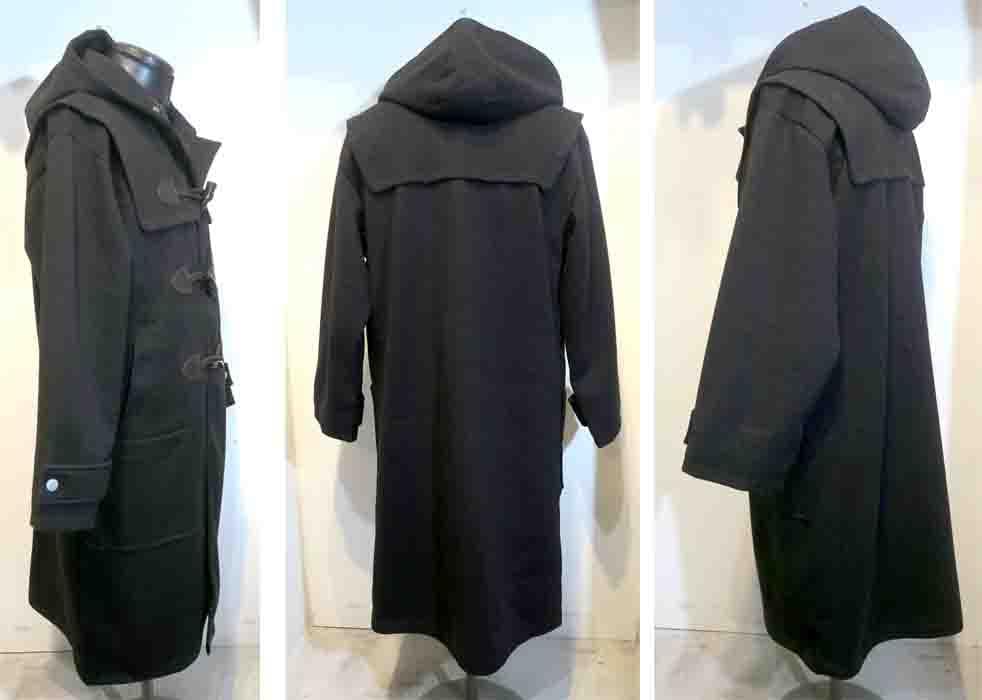 L ダッフルコート ロング 黒 ブラック メンズ トラッド モード ミリタリー L ダッフルコート ロング 黒 ブラック メンズ トラッド モード ミリタリー