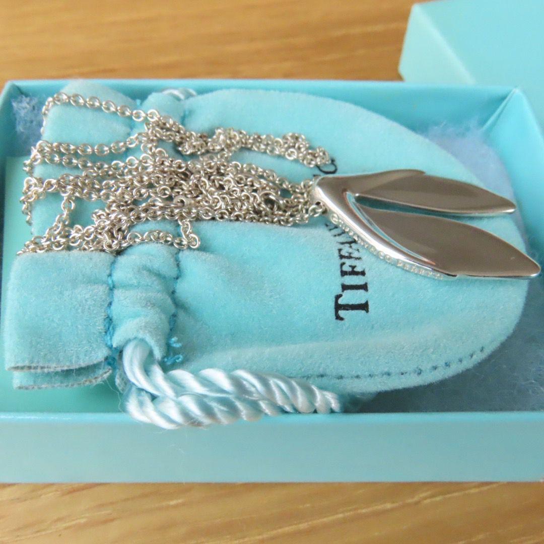 レア　TIFFANY ホエールテール　ラージサイズ　シルバー925 ティファニー