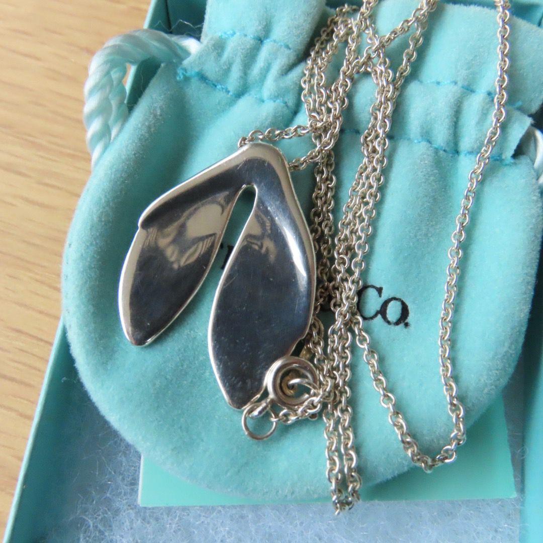 レア　TIFFANY ホエールテール　ラージサイズ　シルバー925 ティファニー