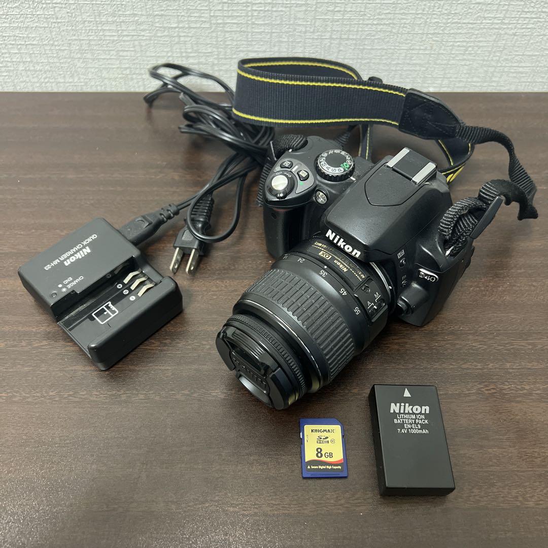 Nikon D40 デジタル一眼レフカメラ 18-55mm - メルカリ
