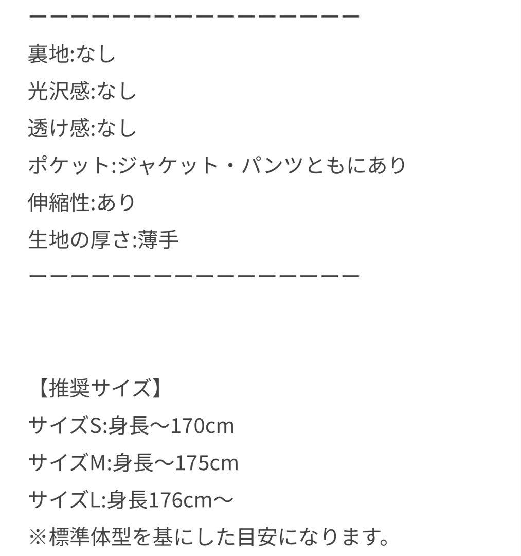 春夏　アダムエロペ　メンズ　セットアップ