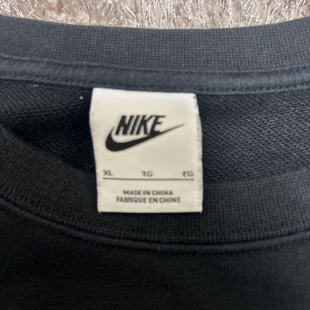 【センタービッグ刺繍ロゴ】NIKEスウェット古着ストリート袖ロゴXL長袖