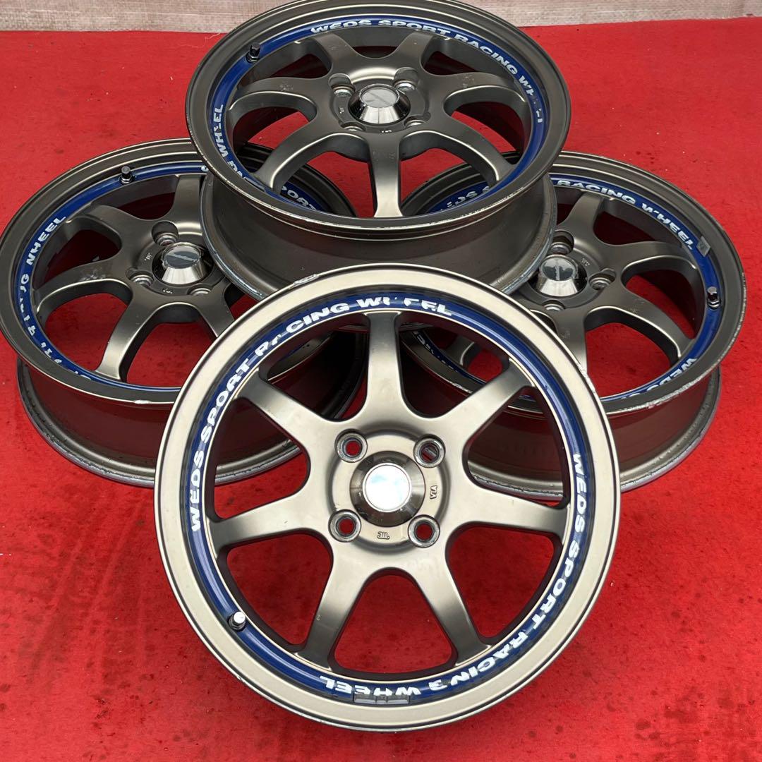 日本製。WEDS SPORT RACING アルミ15インチX5J +43