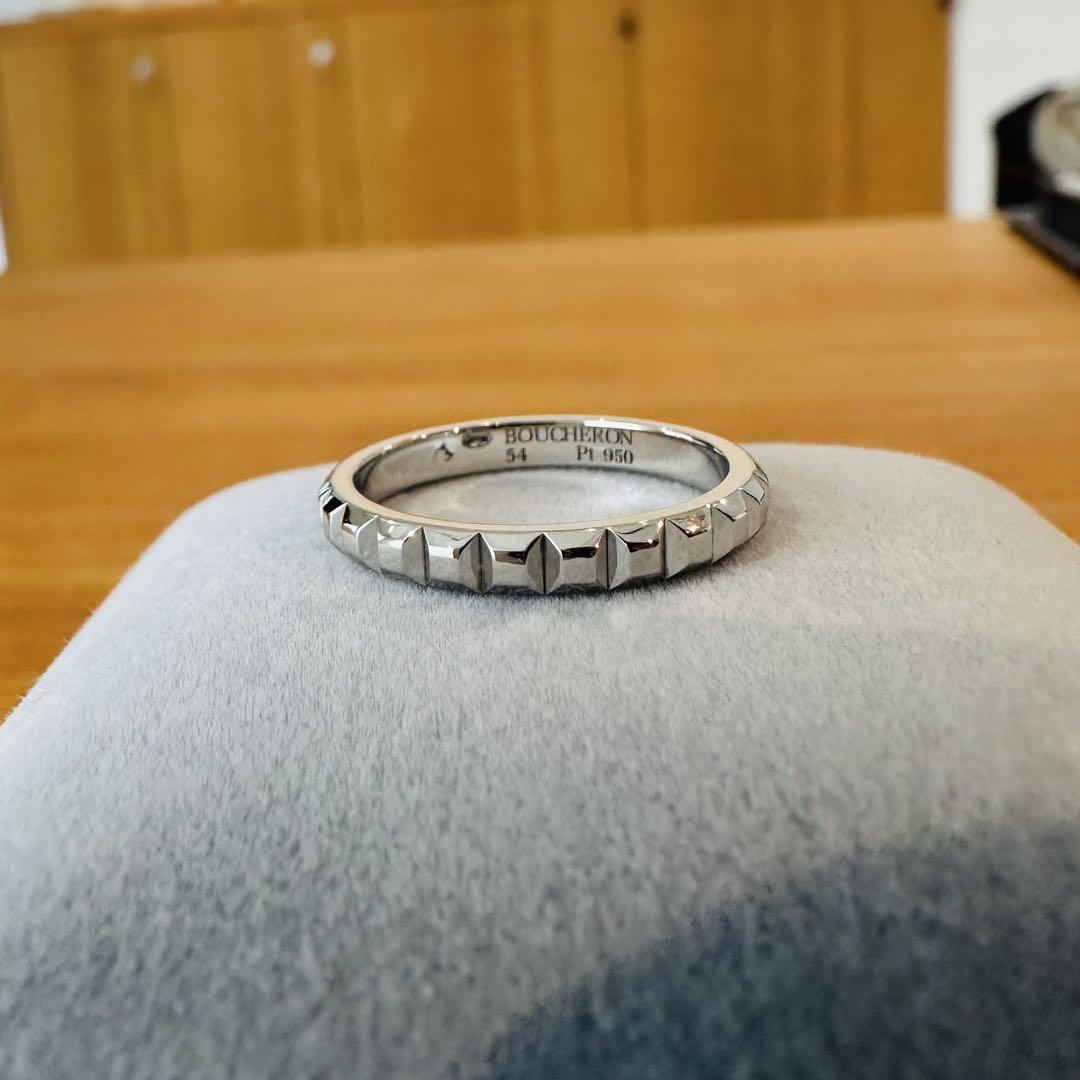 値下げ！【極美品】BOUCHERON クルドパリ リング ミディアム プラチナ
