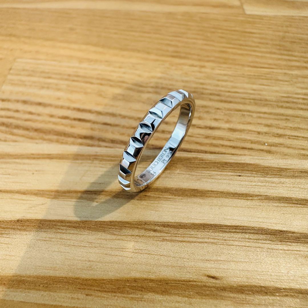値下げ！【極美品】BOUCHERON クルドパリ リング ミディアム プラチナ