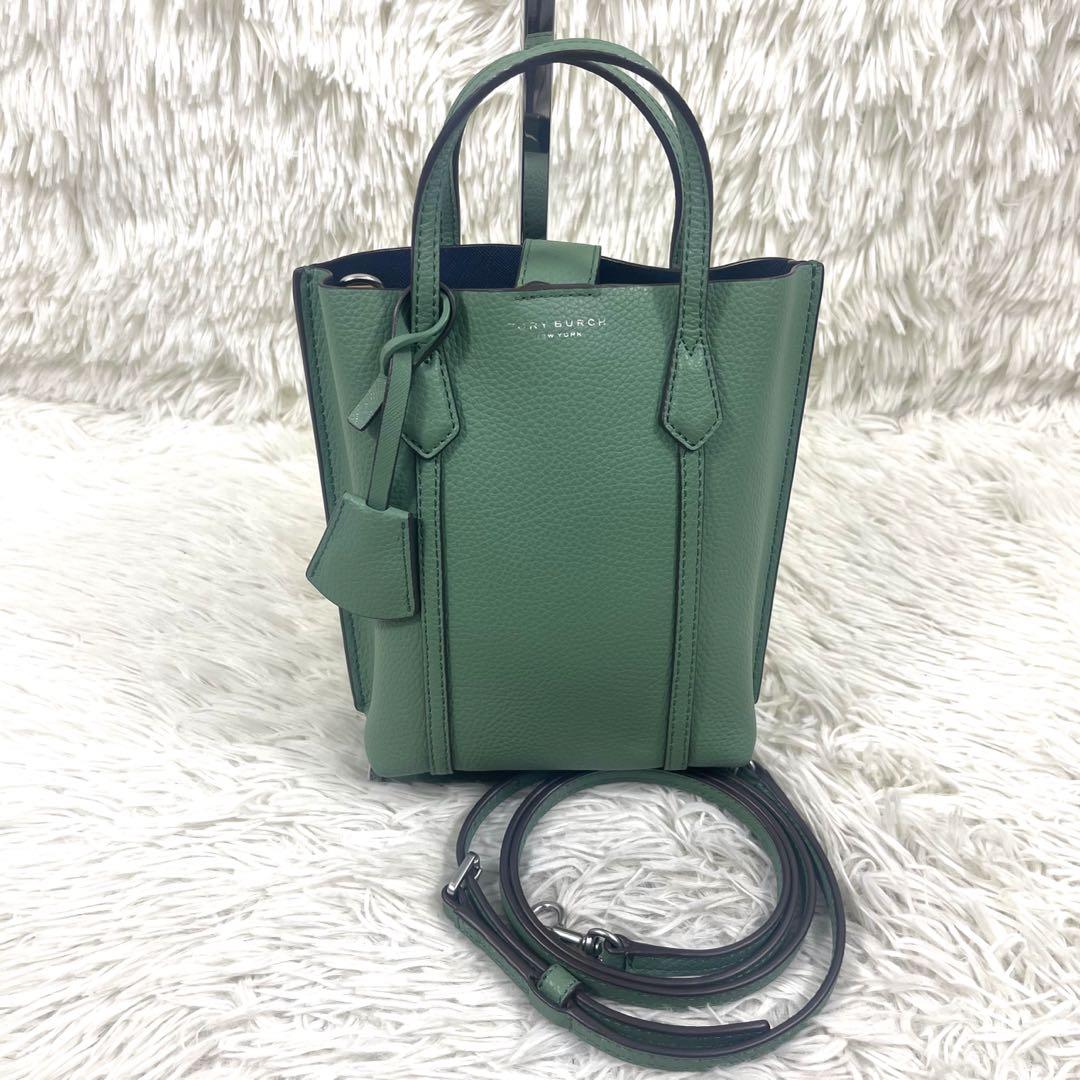 極美品‼️TORY BURCH トリーバーチ　ハンドバッグ　2way ロゴ金具