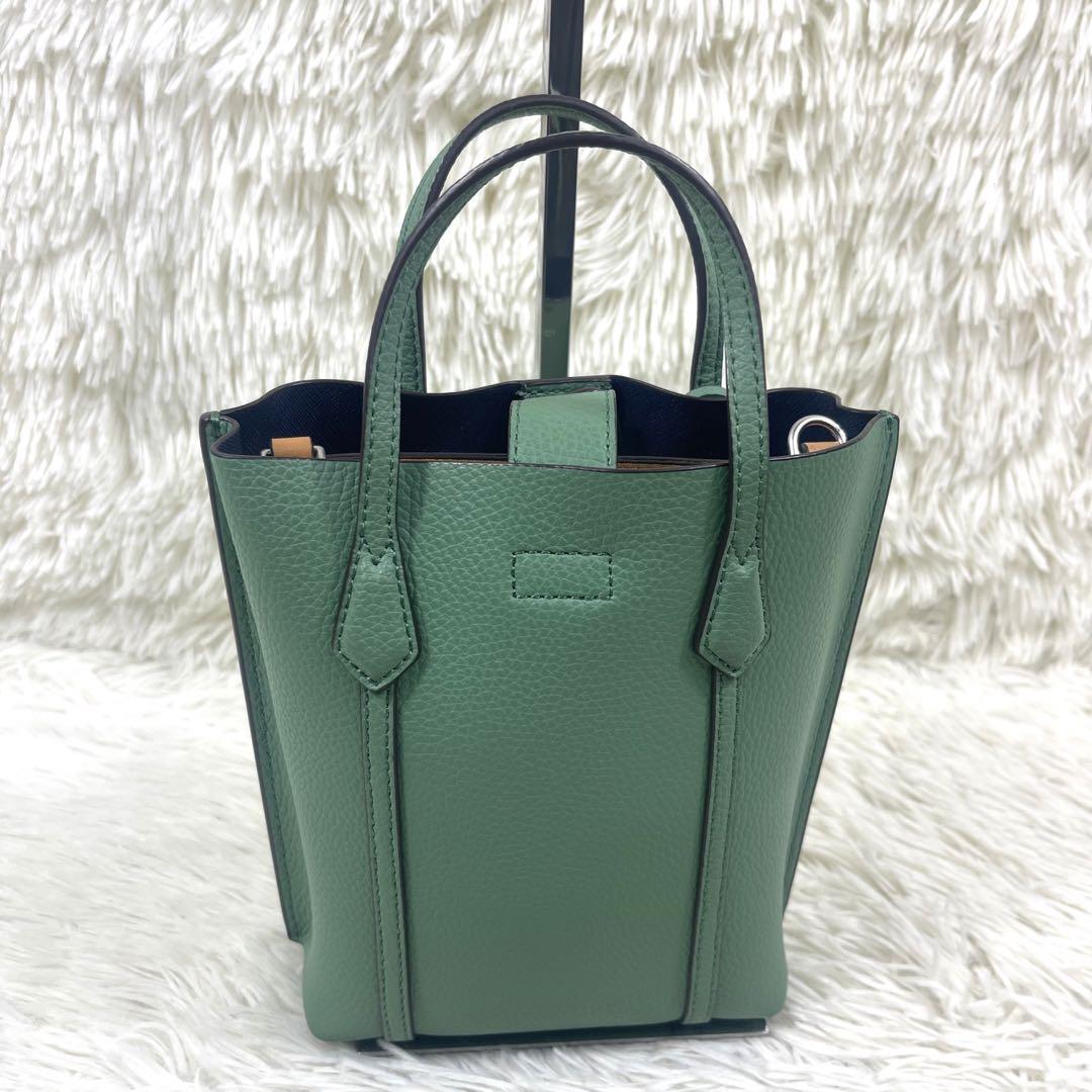 極美品‼️TORY BURCH トリーバーチ　ハンドバッグ　2way ロゴ金具