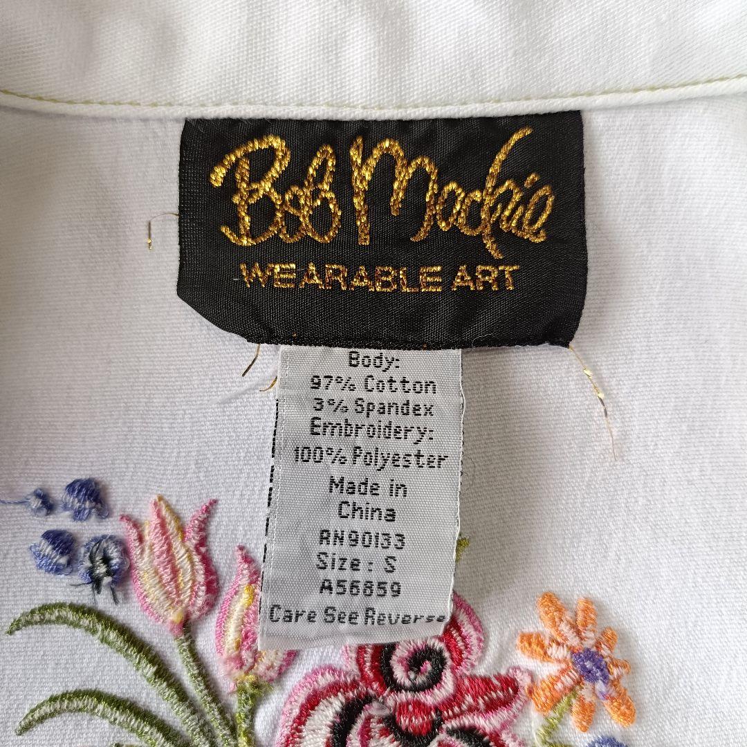 非常に高い品質 古着 90s Bob Mackie ボブマッキー カバーオール 刺繍 花 妖精 ジャケット・アウター