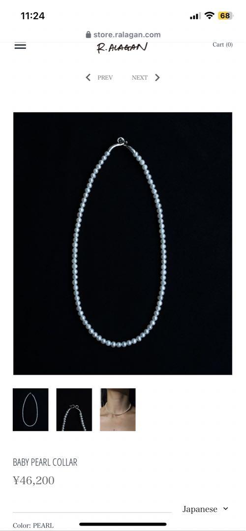 アクセサリー r.alagan BABY PEARL COLLAR BABY PEARL COLLAR｜R.ALAGAN(ララガン)公式通販｜ベビーパール
