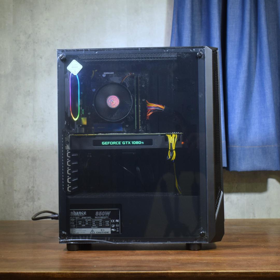 d205 すぐに使えるハイスペックゲーミングPC corei7GTX1080ti