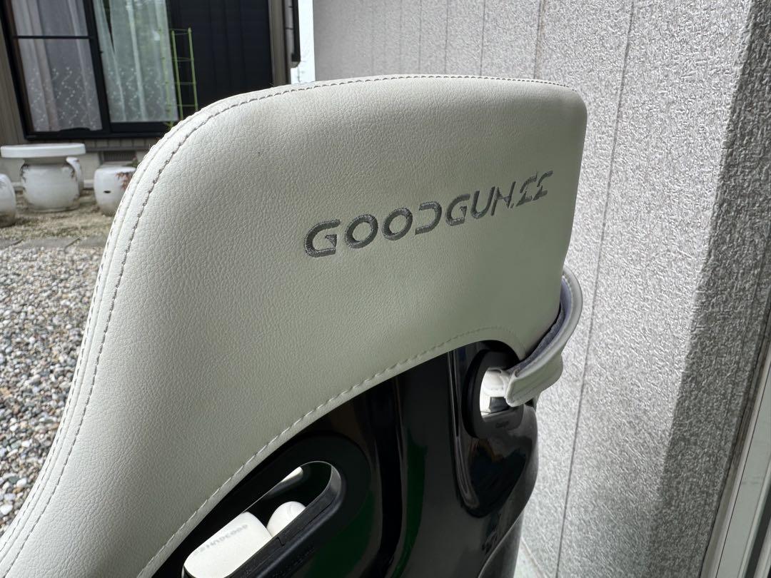 GOODGUN ホワイト フルバケットシート 2脚セット フェイクレザー