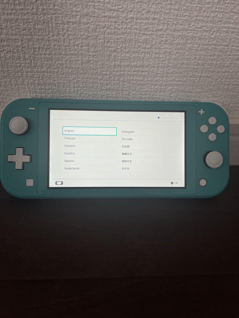 即日発送 Nintendo Switch Lite ターコイズ＋公式ケースカバー