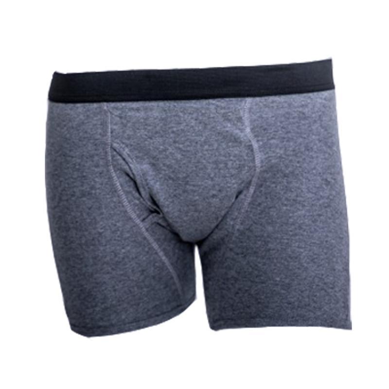失禁パンツ グレーL1枚 男 メンズ 尿漏れ パンツ 漏れない 介護 ボクサー