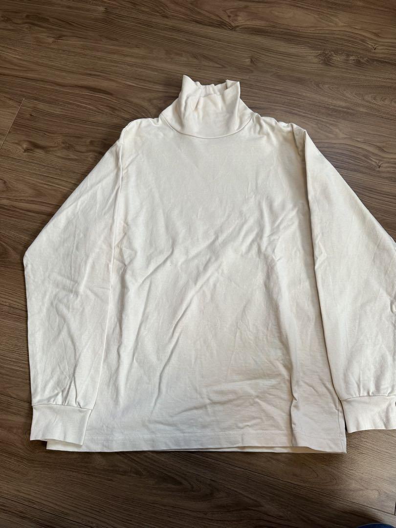 DRESS Lucas Cotton Turtleneckアイボリータートル