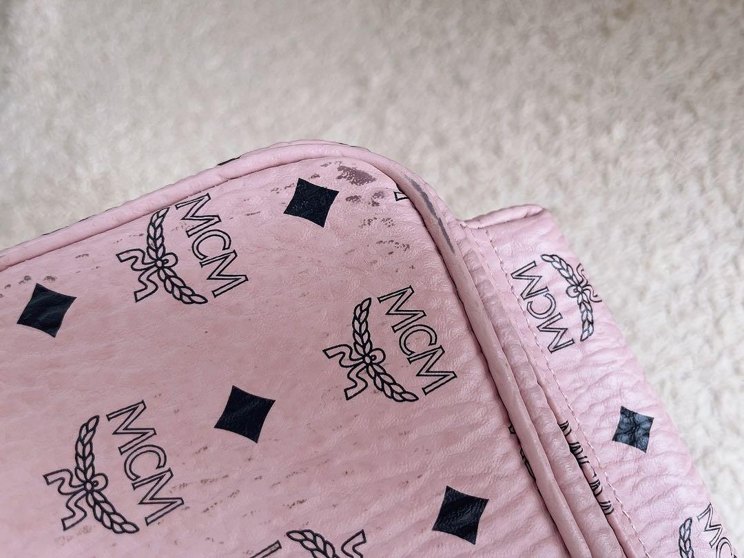 MCM リュック ピンク