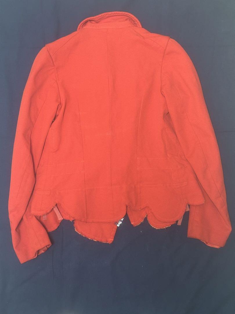 cdg robe de chambre jacket 赤 ジャケット