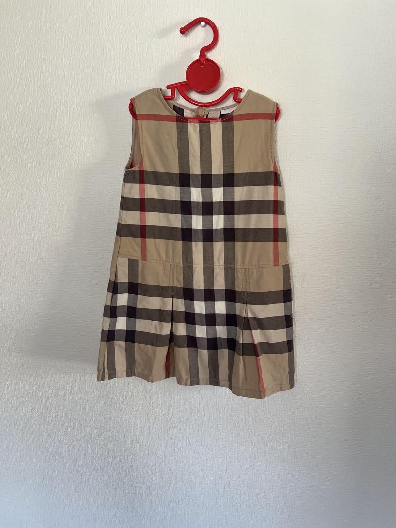 BURBERRY チェック柄 ノースリーブワンピース 36 BURBERRY BLUE LABEL - バーバリー ブルーレーベル チェック柄