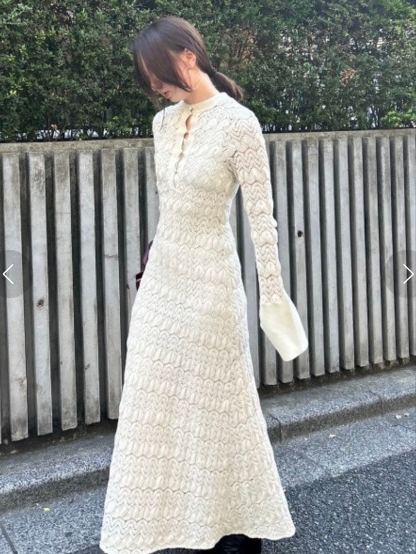 バルファスレースワンピース 丈 直し済 SIZE FRAY I.D