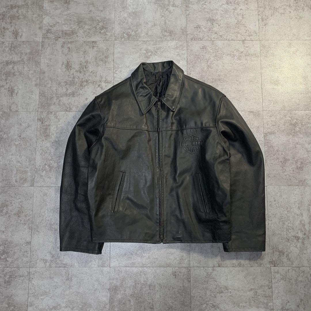 ジャケット・アウター 90s Harley-Davidson short leather bomber