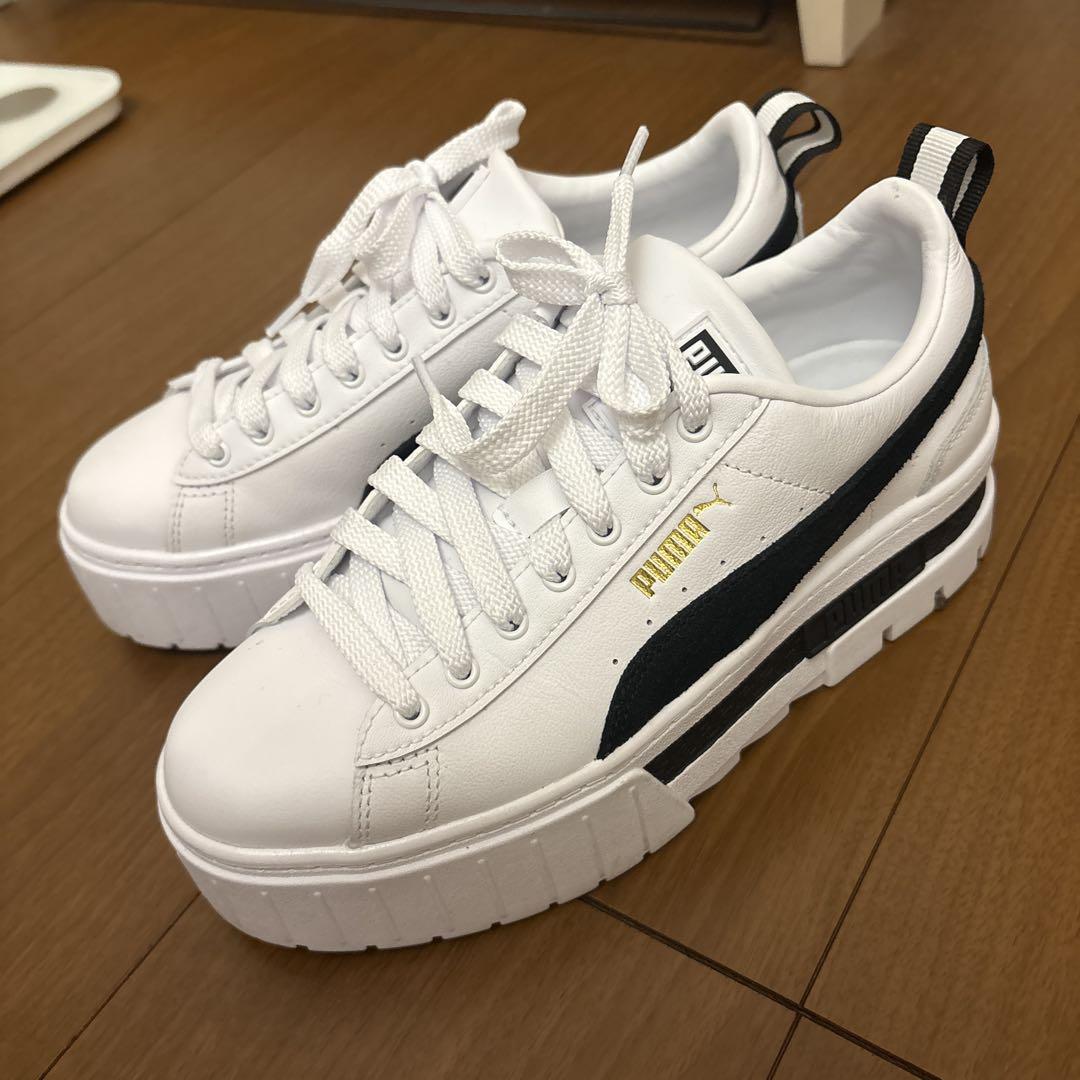 PUMA プラットフォームスニーカー ホワイト/ブラック