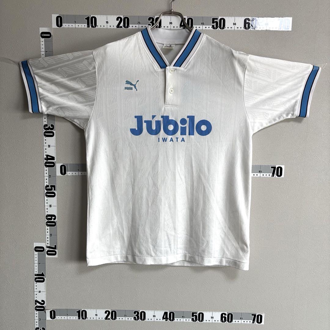 90s JUBILO ジュビロ磐田 プーマ ユニフォーム ゲームシャツ 白 L 90s JUBILO ジュビロ磐田 プーマ ユニフォーム ゲームシャツ 白 L