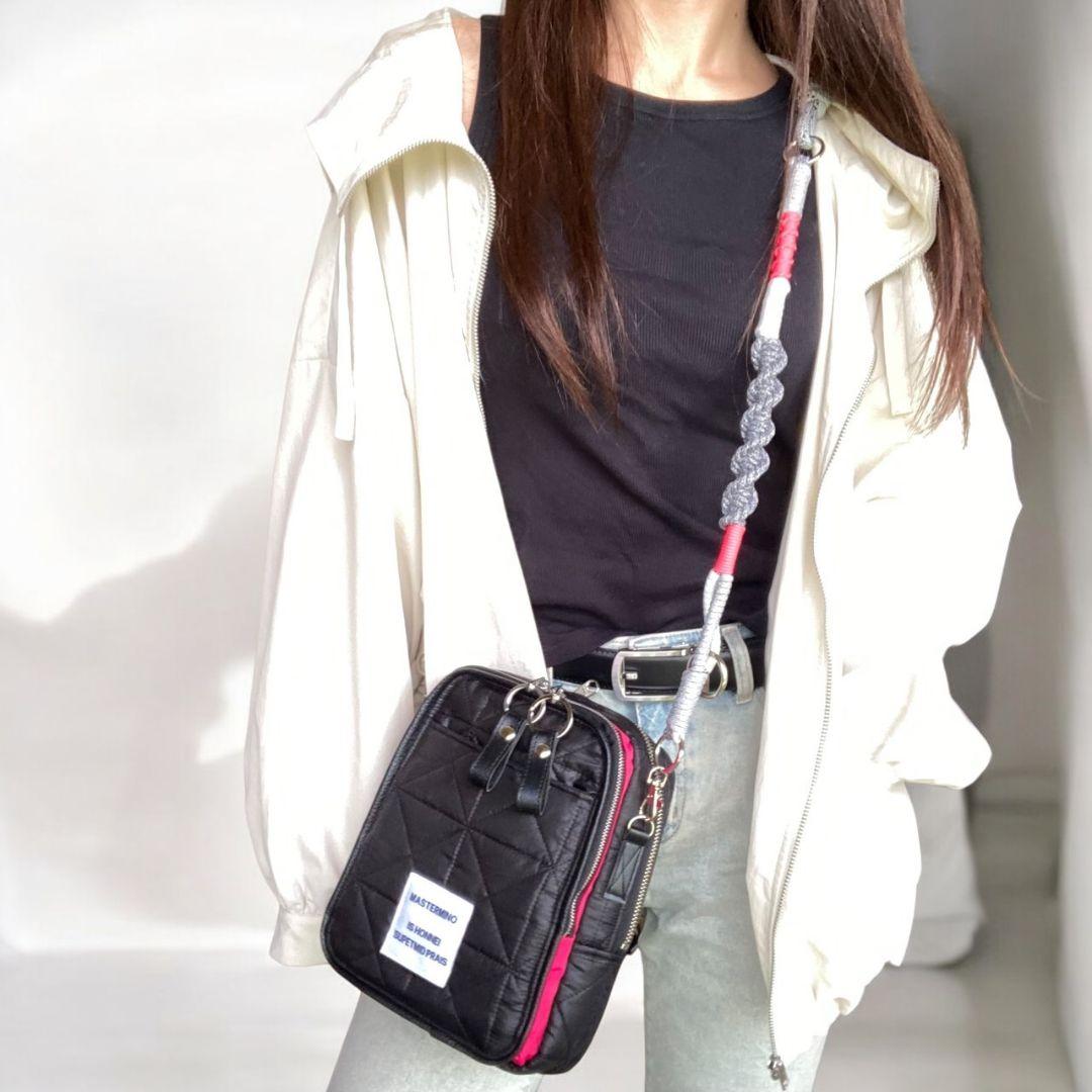 Wallet compartment bag／お財布バッグ／black