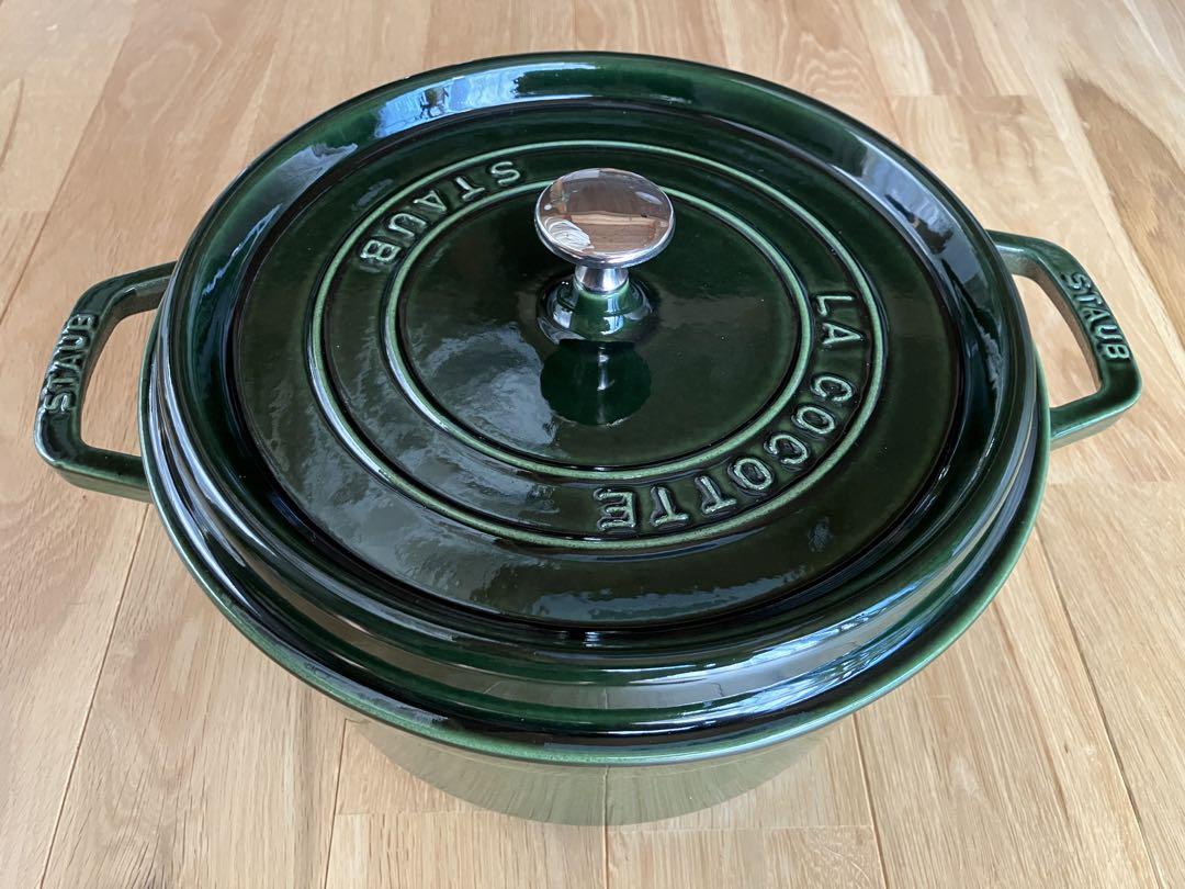 ストウブ　STAUB LA COCOTTE バジルグリーン 26cm 未使用