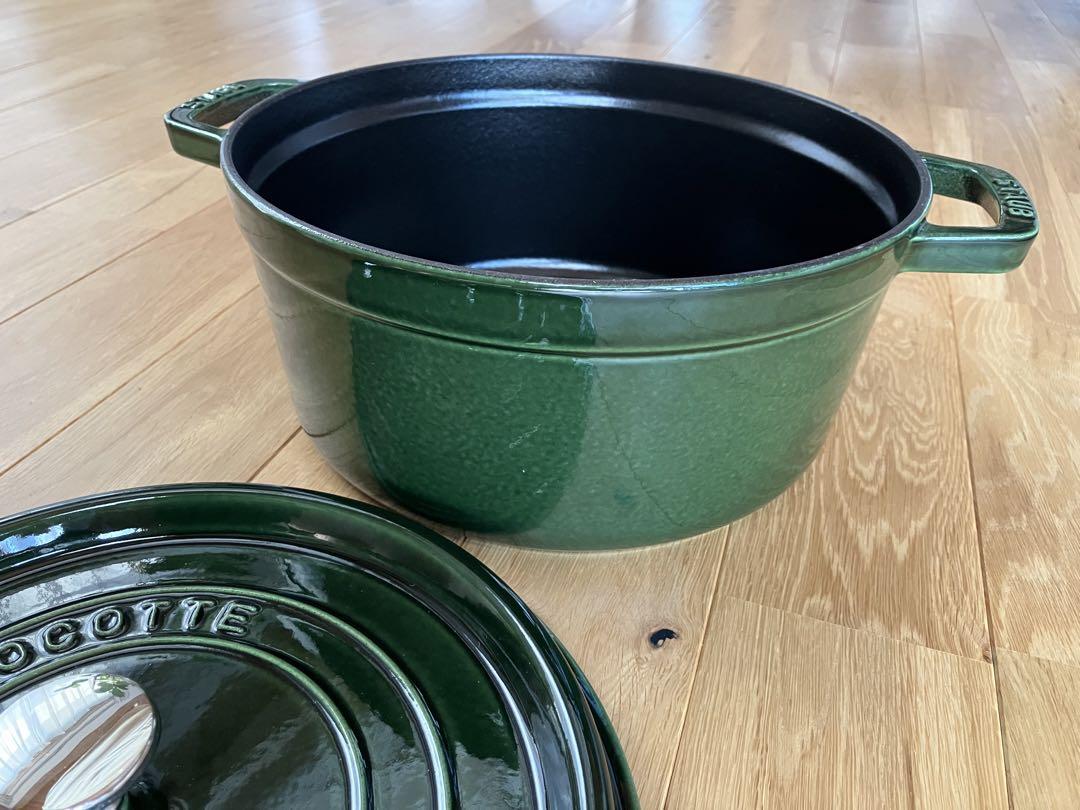ストウブ　STAUB LA COCOTTE バジルグリーン 26cm 未使用