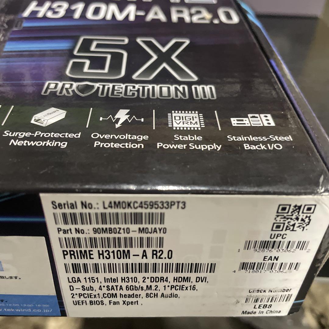 マザーボード ASUS PRIME H310M-A R2.0