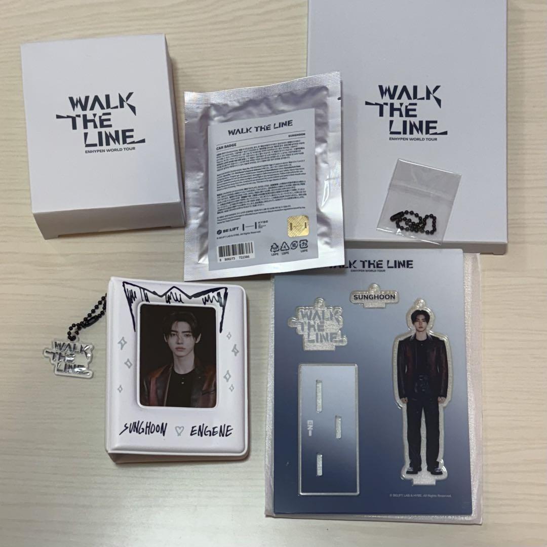 ENHYPEN ソンフン WALKTHELINE バインダー アクスタ 缶バッジ