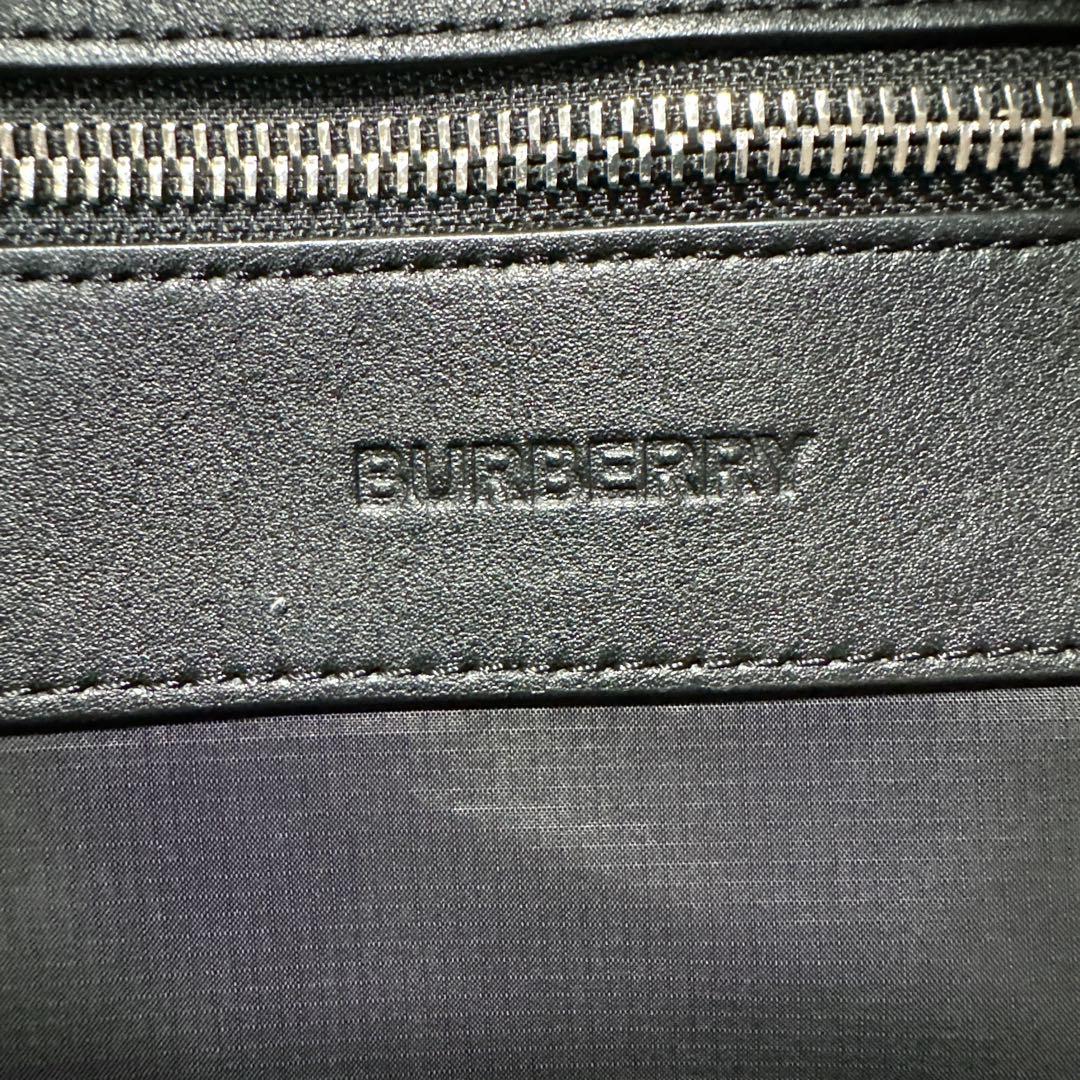 BURBERRY バーバリー ロゴ ナイロン バックパック リュック ブラック