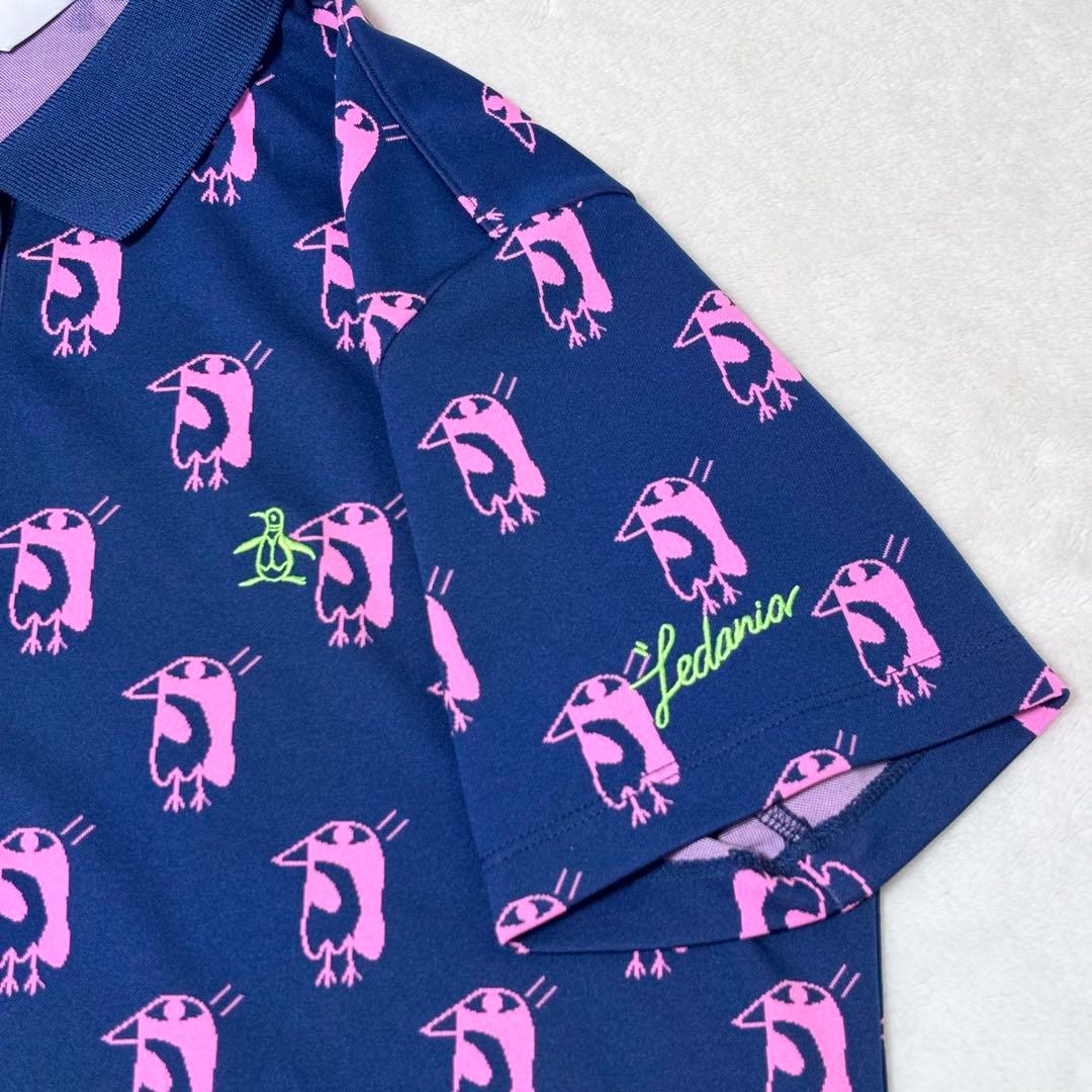 なじみぶかい|【新品】Munsingwear レダニアコラボ 総柄 ジャガード 半袖ポロシャツ|レディースウェア