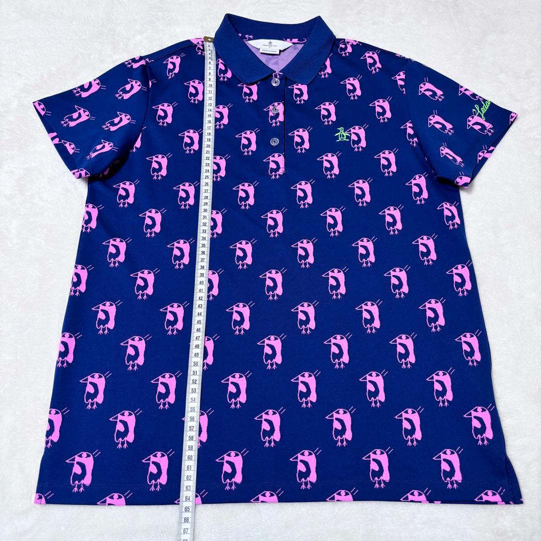 なじみぶかい|【新品】Munsingwear レダニアコラボ 総柄 ジャガード 半袖ポロシャツ|レディースウェア