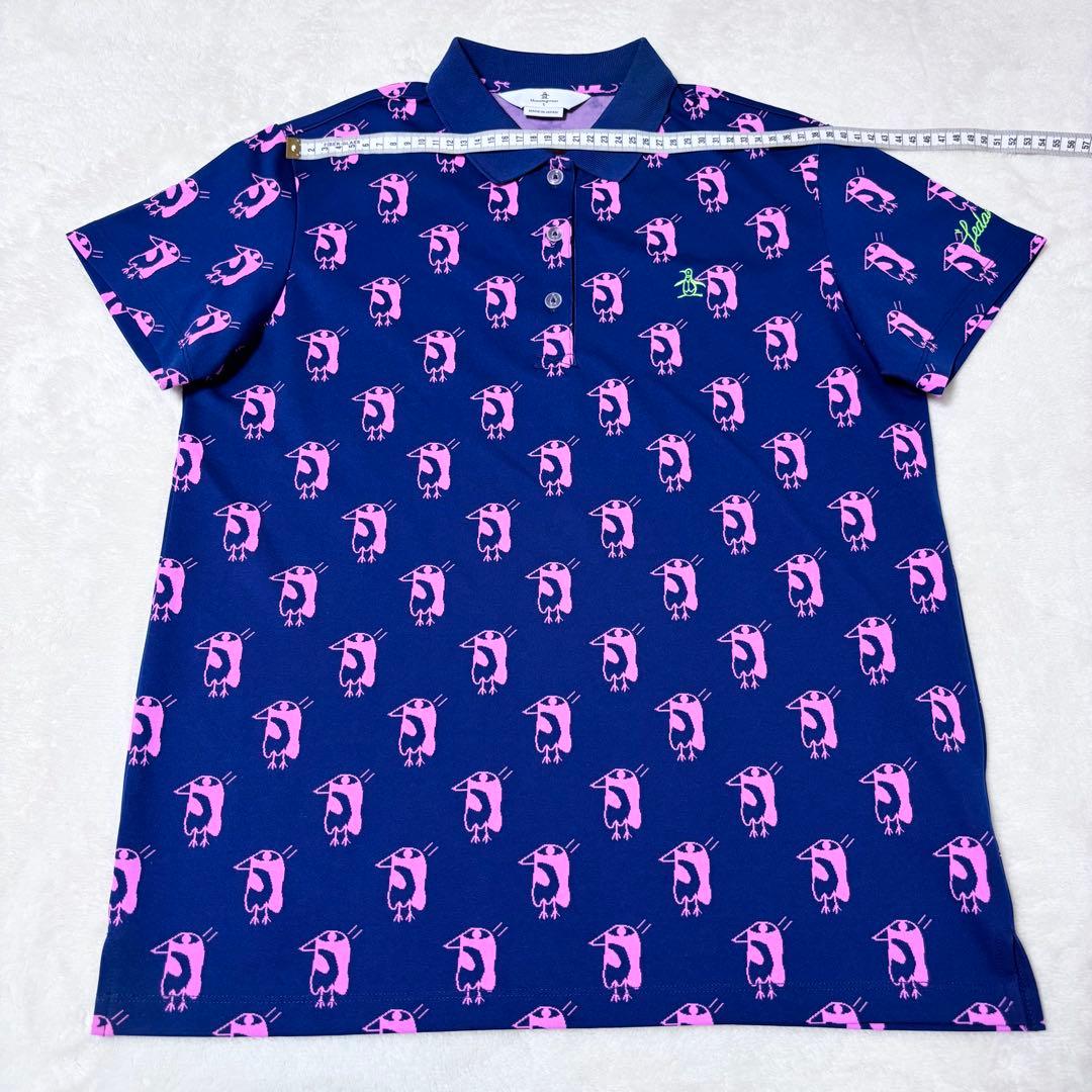なじみぶかい|【新品】Munsingwear レダニアコラボ 総柄 ジャガード 半袖ポロシャツ|レディースウェア