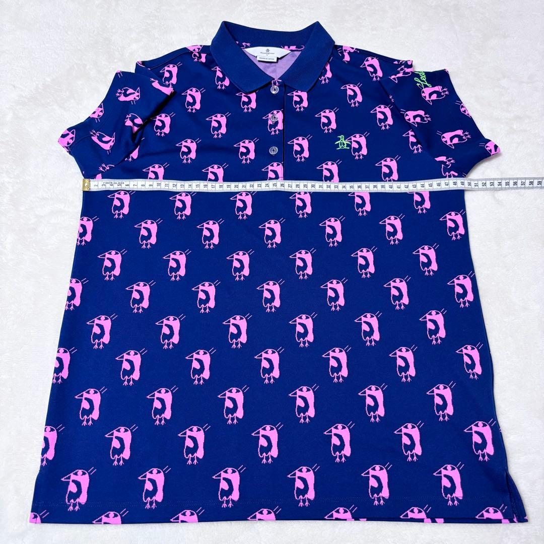 なじみぶかい|【新品】Munsingwear レダニアコラボ 総柄 ジャガード 半袖ポロシャツ|レディースウェア