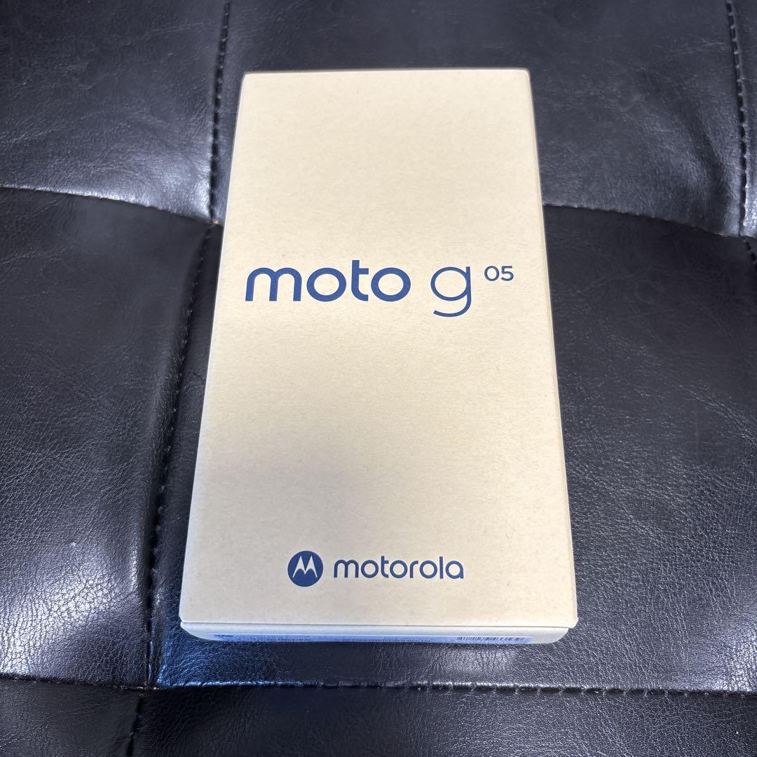 未開封　Motorola moto g05 本体