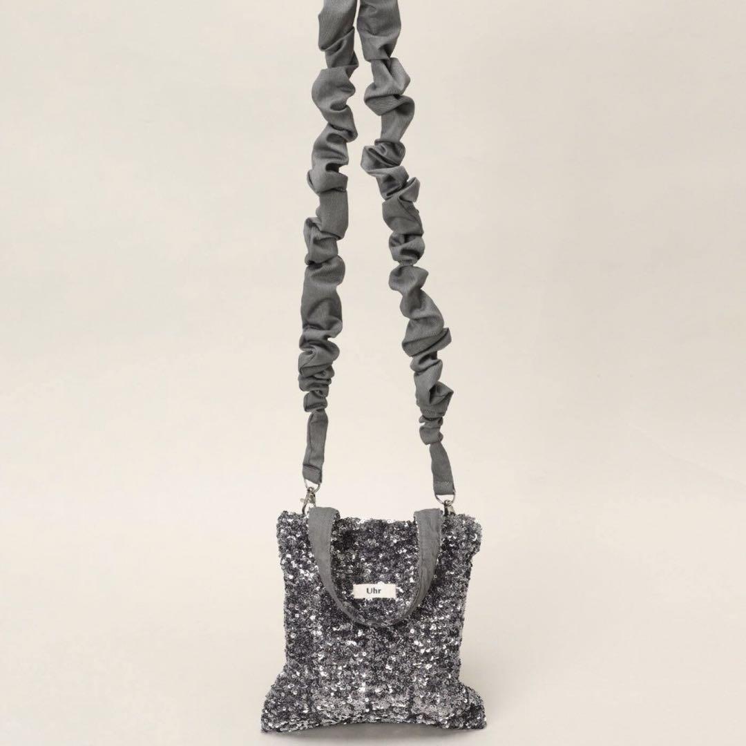 IENA ENFANT Uhr 別注Spangle Mini ショルダーバッグ黒